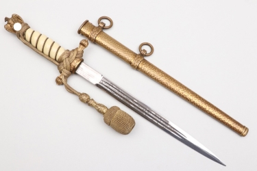 Kriegsmarine officer's dagger with portepee - Eickhorn