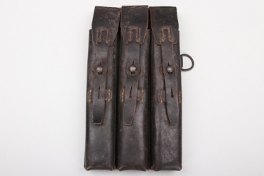 Wehrmacht MP38/40 leather magazine pouch - WaA