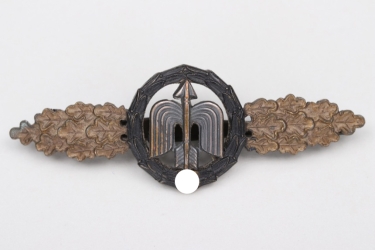 Squadron Clasp for Nachtjäger in bronze - R.K. (variant!)