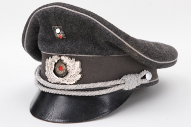 Third Reich DRK leader's "crusher" visor cap