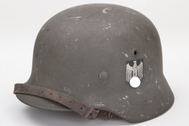 Heer M35 single decal helmet - Q64