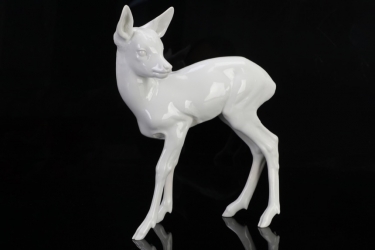 SS Allach - porcelain figure 'standing fawn' #84 (Kärner)