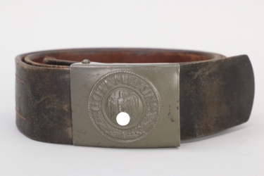 Heer EM/NCO field belt and buckle - R.S.&S.