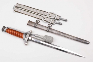 Heer officer's dagger with hangers and portepee - Eickhorn