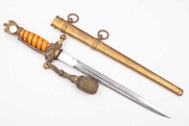 Kriegsmarine officer's dagger with portepee - WKC