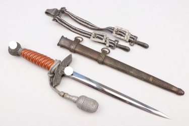 Luftwaffe officer's dagger with hangers & portepee - Siegfried Waffen