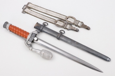 General von Kemphen - Heer officer's dagger with portepee & hangers - Höller