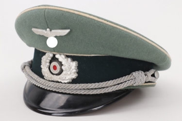 Heer Infanterie officer's visor cap - named