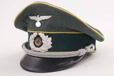 Heer Nachrichten officer's visor cap