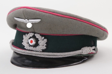 Heer Panzer visor cap for officers