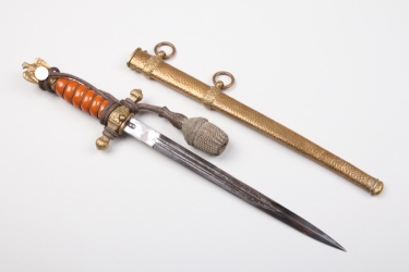 Kriegsmarine officer's dagger with portepee - WKC