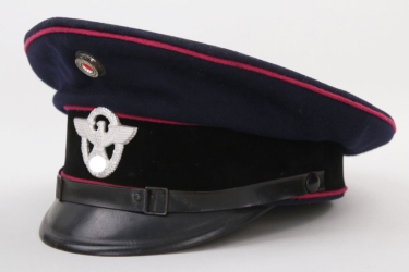 Fire brigade visor cap