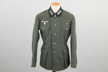 Heer Gebirgsartillerie M36 field tunic - Obergefreiter