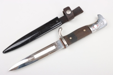 Early HJ knife with motto