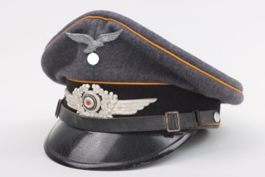 Luftwaffe signals visor cap EM/NCO