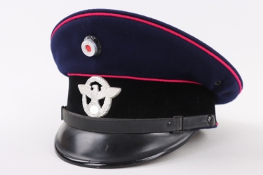 Fire brigade visor cap