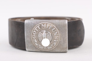 Heer field buckle & belt "Gott mit uns" (EM/NCO)