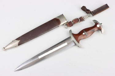 Early M33 SA Service Dagger "Mi" with 3-piece hanger - Haenel