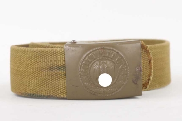 Heer EM/NCO field buckle with webbing belt - RSS