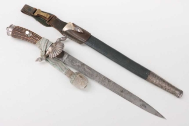 Deutsche Jägerschaft hunting dagger with frog & portepee - Eickhorn