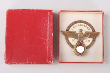 Kreissieger Badge 1938 in case - Brehmer