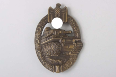 Tank Assault Badge in Bronze "AS in triangle"