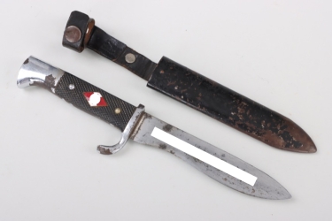 HJ knife with motto - Gustav Voss