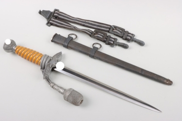 M37 Luftwaffe officer's dagger with portepee & hangers - WKC