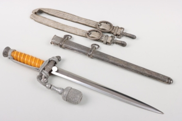 M35 Heer officer's dagger with hangers and portepee - Hörster