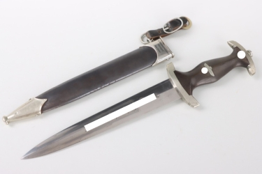 Early M33 SS Service Dagger "I" to Hans Strobel (engraved) with hanger - RZM 120/34