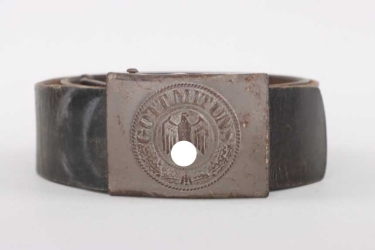 Heer field buckle "Gott mit uns" (EM/NCO) an belt