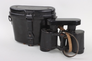 Wehrmacht D.F. 6x30 binoculars with case - bmk