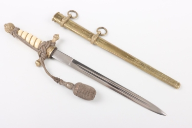 Weimar Reichsmarine officer's dagger with Portepee