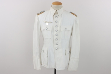 Heer Cavalry School white summer tunic - Oberstleutnant