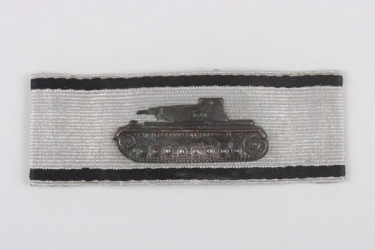 Tank Destruction Badge in Silver