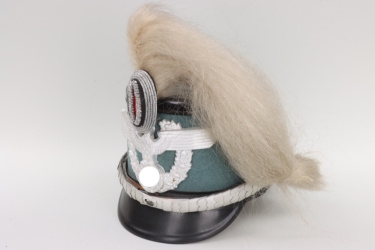 Police shako for officers with parade plume - Erel