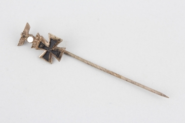 Miniature to 1939 Clasp + Iron Cross 1st Class 