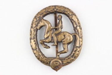 German Horseman's Badge in bronze