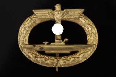 Lange, Rolf - U-Boot War Badge (tombak) - Schwerin