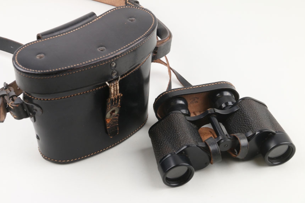 Excellent Wehrmacht 6+30 binoculars in case (Busch) 