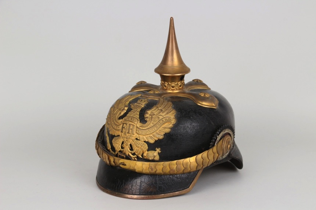 Prussian officers spike helmet - Militärverwaltung 