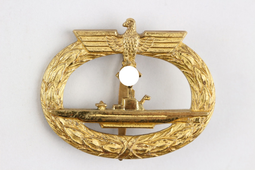 U-105 U-Boot War Badge to Dr. Friedrich Hauck