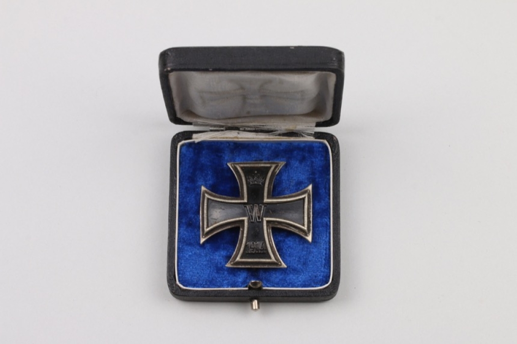 1914 Iron Cross 1st Class in case - interesting variant