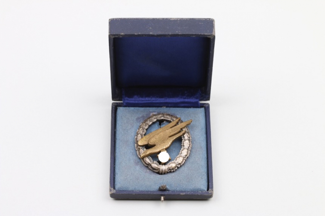 Luftwaffe Paratrooper Badge (Assmann) in case