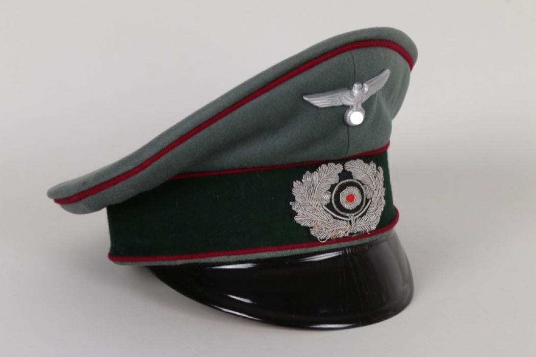 Heer Nebeltruppe officer's visor cap