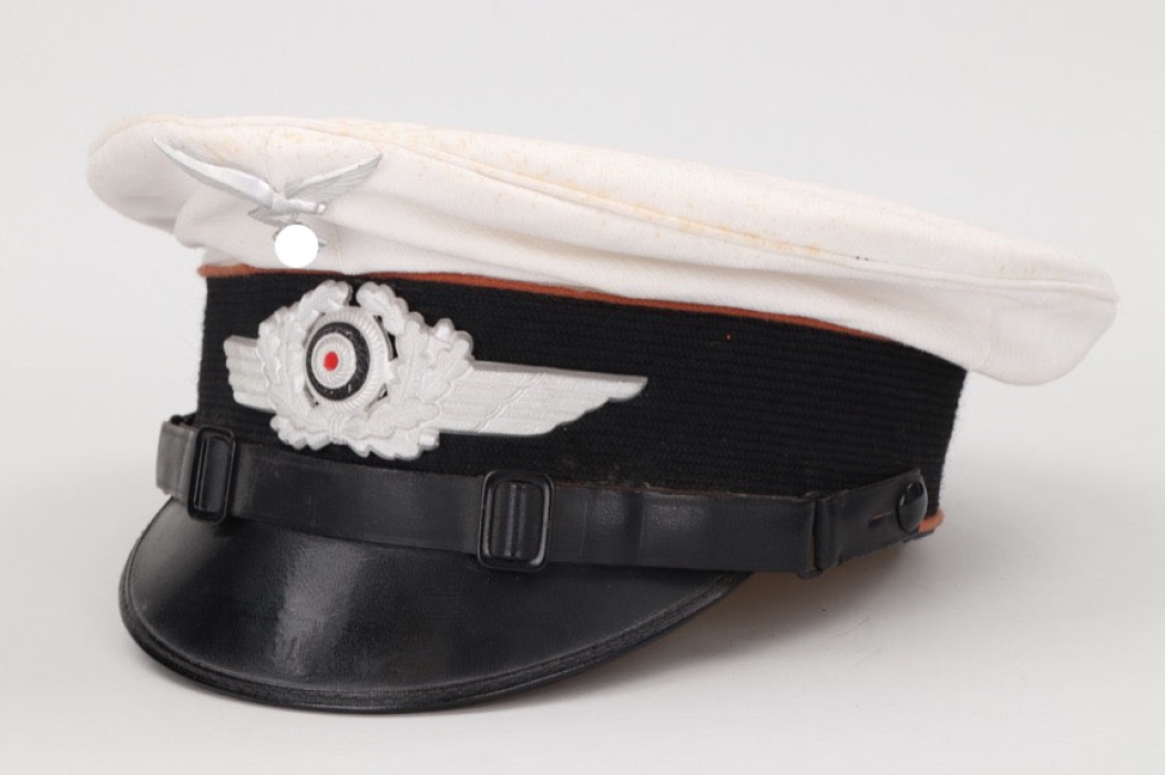 Luftwaffe signals summer visor cap - EM/NCO