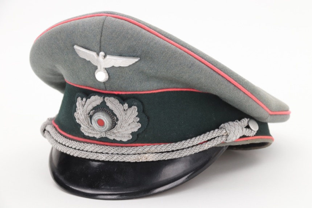 Heer Panzer officer's visor cap