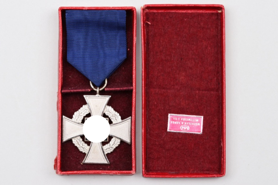 25 years Faithful Service Cross in case - Wächtler