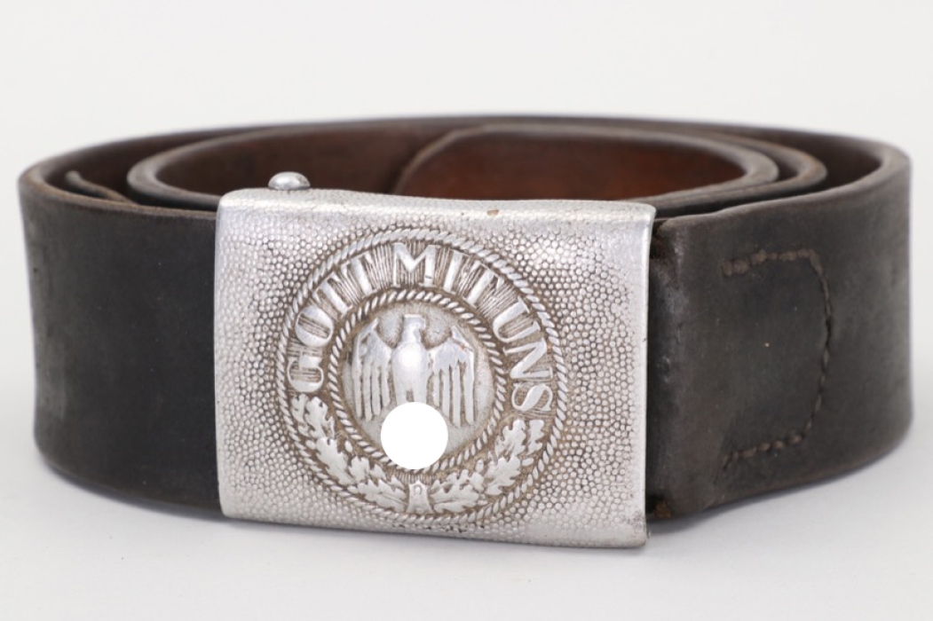 Heer EM/NCO field buckle & belt - 1937