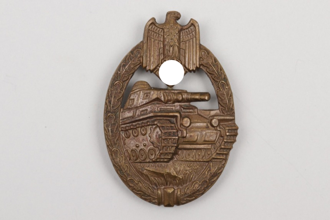 Tank Assault Badge in bronze - tombak